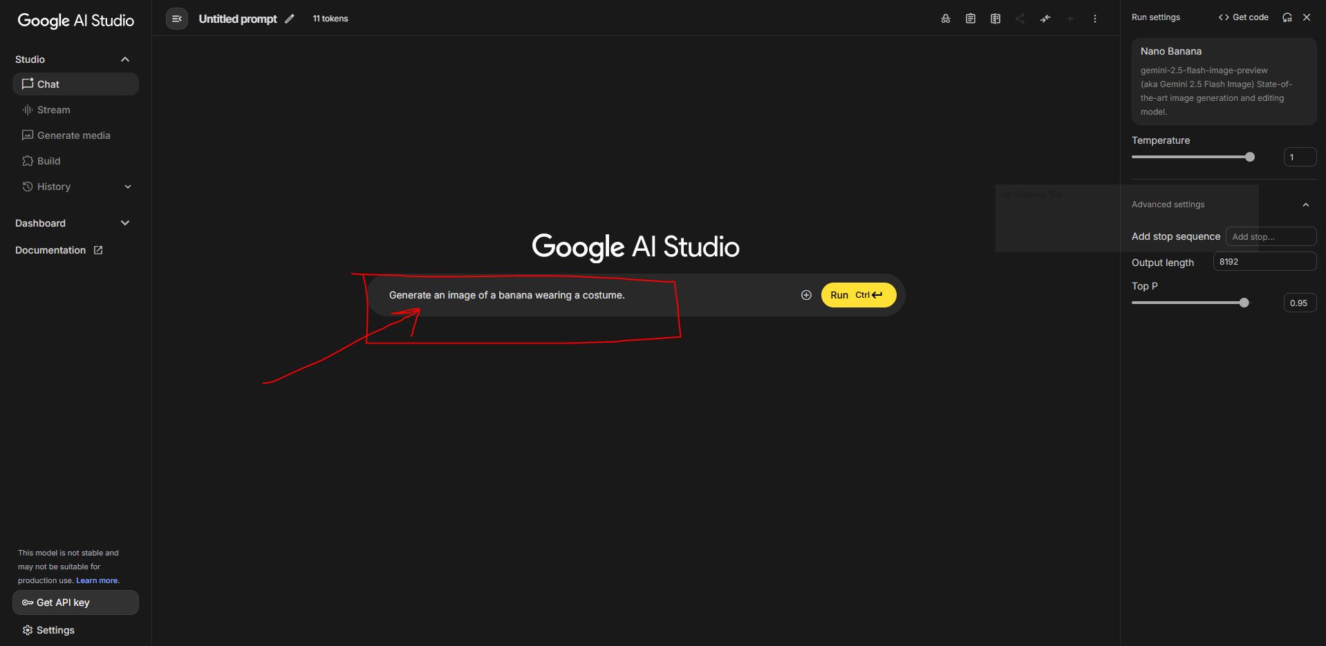 How to use Nano Banana for image generation