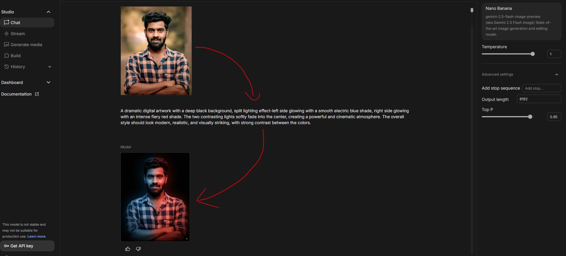 How to use Nano Banana for image generation
