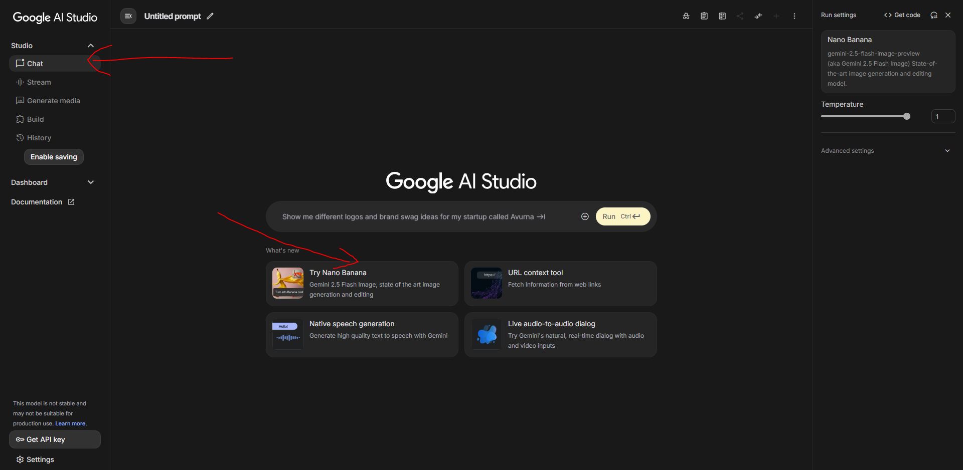 How to use Nano Banana for image generation