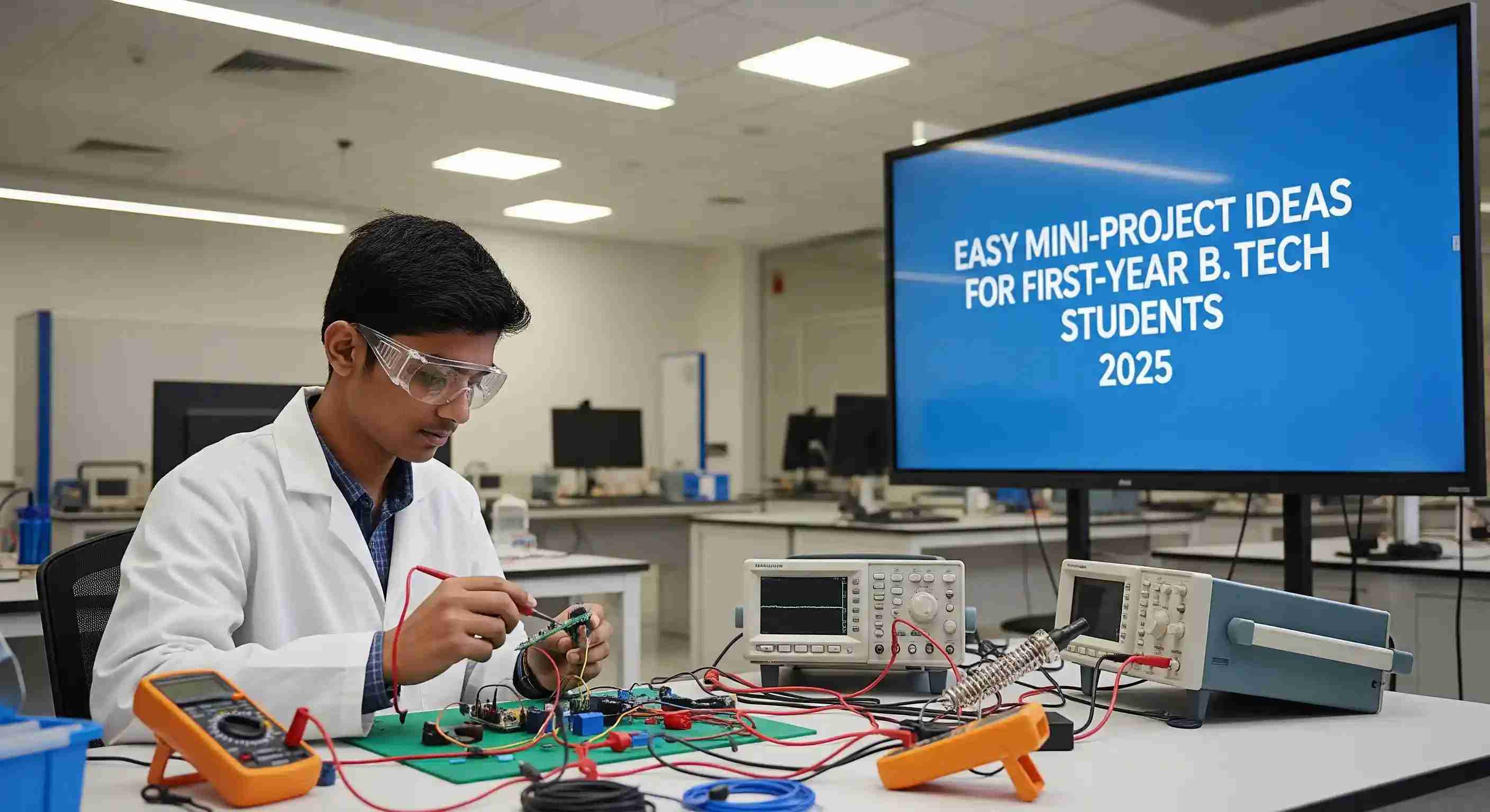 Easy Mini-Project Ideas for First-Year B.Tech Students 2025