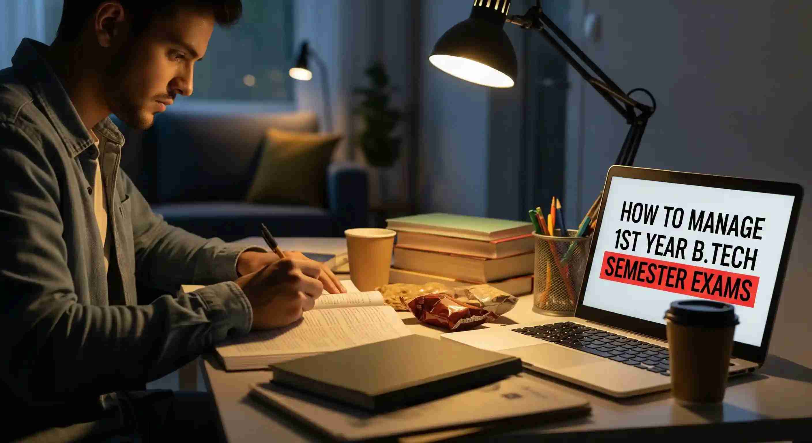 How to Manage 1st year B.Tech Semester Exams